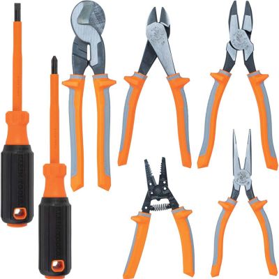 KLE9418R image(0) - Klein Tools 1000V Insulated Tool Set, 6-Piece