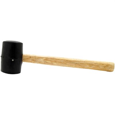 WLM1129 image(0) - Wilmar Corp. / Performance Tool 8 oz. Rubber Mallet Wood Handle