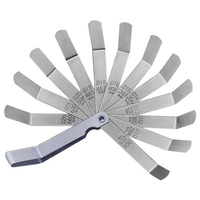 KAS39A image(0) - Lang Tools (Kastar) 39A - 12-Blade Offset Feeler Gauge 4" Long