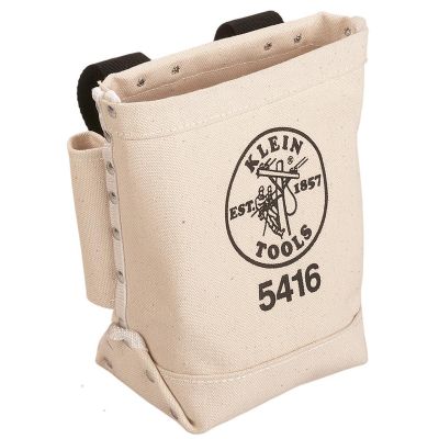 KLE5416OCTO image(0) - Klein Tools Tool Bag, Bull-Pin and Bolt Pouch, Loop Connect, 5 x 5 x 9-Inch