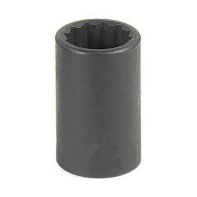 GRE1114R image(1) - Grey Pneumatic 3/8" Drive x 7/16" 12 Point Standard Socket