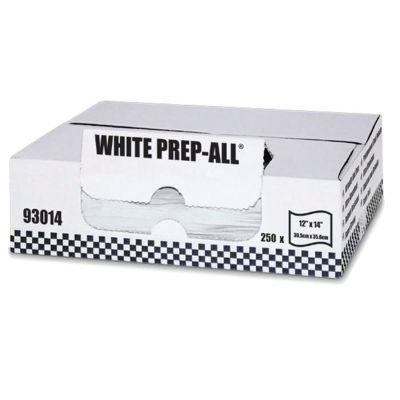 MDI93014 image(0) - MDI Prep-All 93014 Flat Supreme Towel, 12 x 14 in, 250, Creped Spunlace, White, Flat