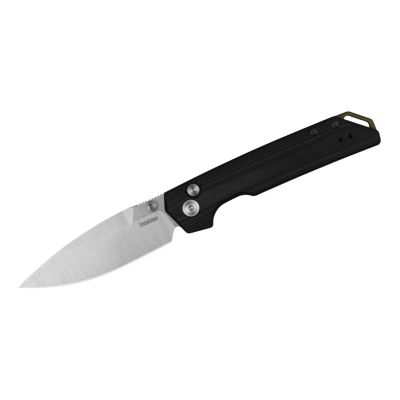 KER3038 image(0) - Kershaw Launch Iridium Automatic Push-Button Lock Spear Point Blade EDC Folding Knife - Black - $1000 Min Vendor Direct Auto Knives Only. Cannot Ship to CT, DE, MN, VT. Contact Sales Rep.