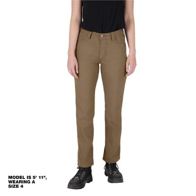MLWF650K-2R image(0) - Milwaukee Tool Women's Work Pants - Khaki - Size  2