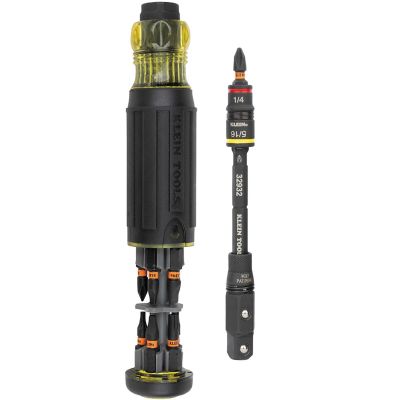 KLE32517 image(0) - Klein Tools Multi-Bit Screwdriver / Tap Tool, 14-Piece