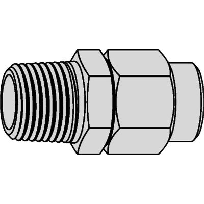 VAC19-958-1242 image(0) - Vacula Stream-Line Hose End 1/4" Male