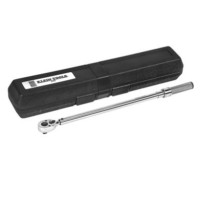 KLE57010 image(0) - Klein Tools 1/2-Inch Torque Wrench Ratchet Square Drive