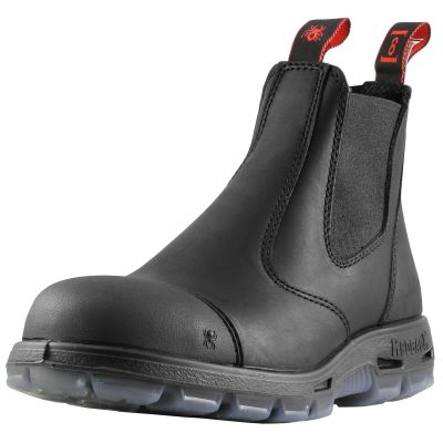 RDBUSBBKSC6-5 image(0) - Redback Boots USA Easy Escape HD 6-Inch Slip-On Steel Toe Scuff Cap 7.5US (6.5UK)