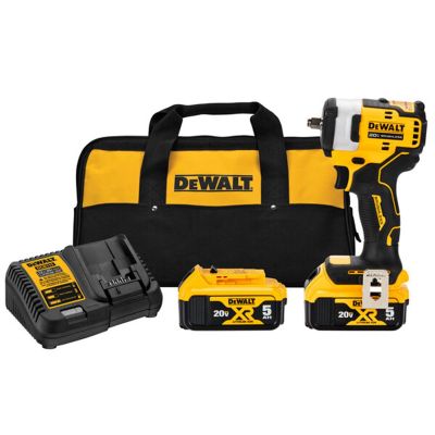 DWTDCF913P2 image(0) - DeWalt 20V MAX* 3/8-in. Cordless Impact Wrench with Hog Ring Anvil Kit
