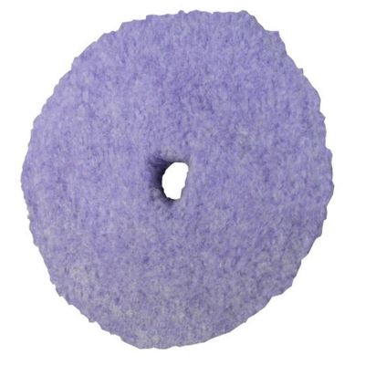 PES890197 image(0) - Presta PACE 890197 Single Sided Heavy Cut Cutting Pad, 6-1/4 in Dia, Foamed Wool Pad, Purple
