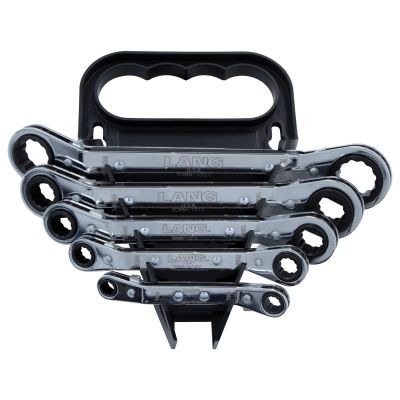 KAS5363 image(0) - Lang Tools (Kastar) 5363 - 5-PC. Metric Offset Tool Caddy Wrench Set