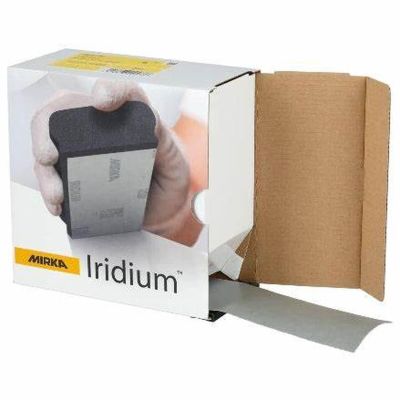 MRK24584180 image(0) - Mirka Abrasives Iridium 24-584-180 Semi-Open Coated Abrasive Roll, 2-3/4 in W x 120 ft L, 180 Grit, Aluminum Oxide/Ceramic