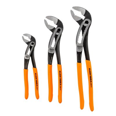 KLED5053KIT image(0) - Klein Tools Classic Klaw&trade; Pump Pliers Set, 3-Piece