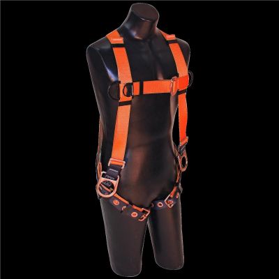 SRW802400 image(0) - FALL SAFE Safety Harness - A-SERIES - Vest-Style Positioning - Back / Side, Pass Through, Tongue Buckle - Size: XL
