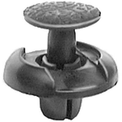 AVC20335 image(0) - AUVECO 20335 Push-Type with Drive Pin Fender Liner Retainer, 18 mm Dia Head x 7 mm L Stem x 7 mm Hole, Nylon, Black