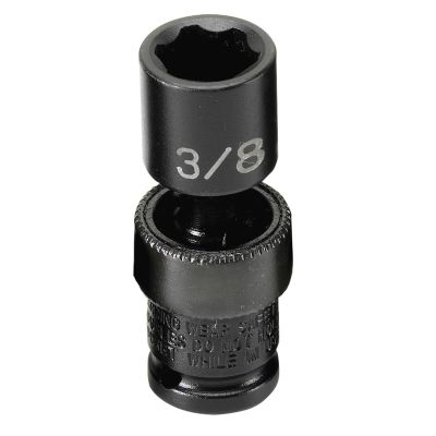 GRE912US image(0) - Grey Pneumatic 1/4" Surface Drive x 3/8" Standard Universal Socket