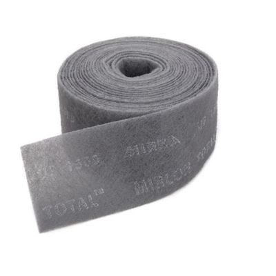 MRK18573943 image(0) - Mirka Abrasives Mirlon Total 18-573-943 18 Series Non-Woven Scuff Roll, 4-1/2 in W x 33 ft L, 1500 Grit