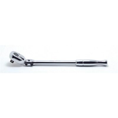 KKN3774PL image(0) - Ko-ken USA 3774PL 3/8 Sq. Dr. Ratchet Handle 24 teeth Locking Flexible Head Length 265mm Polished Handle