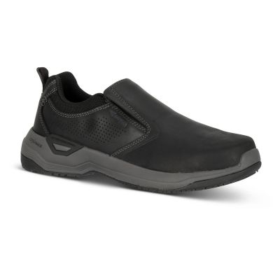 FSIA9007-8EE image(0) - Avenger Work Boots Foreman MAX Low Slip-On - Men's - CN|EH|SR|SF - Black - Size: 8 - EE - (Extra Wide)