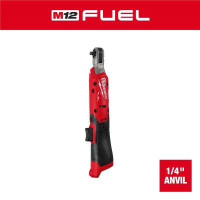 MLW3052-20 image(0) - Milwaukee Tool M12 FUEL 1/4 Inch Ratchet