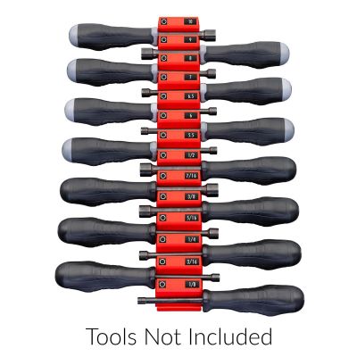 ERN5651M image(0) - Ernst Mfg. 14 Tool Magnetic Screwdriver Pro XL - Red