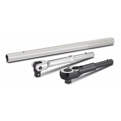 TIT61323 image(0) - Titan Titan Bar-X&trade; 3pc. 1 in. Drive Interchangeable Ratchet and Breaker Bar Set