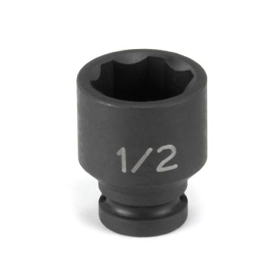 GRE916RS image(0) - Grey Pneumatic 1/4" Surface Drive x 1/2" Standard  Socket