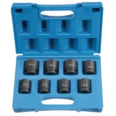 GRE8134M image(0) - Grey Pneumatic 3/4" Drive 8 Piece Standard Metric Set