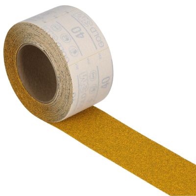 MMM02770 image(0) - 3M  Hookit Gold Sheet Roll 02770, 150, 2-3/4-inch x 13.1 yd (70mm x 12 m)