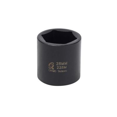 SUN228M image(0) - SUNEX 1/2 in. Drive 28 mm Impact Socket