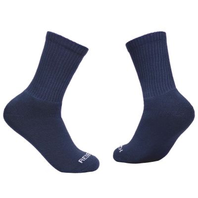RDB0013 image(0) - Redback Boots USA Everyday Mens Crew Solid- Navy Blue