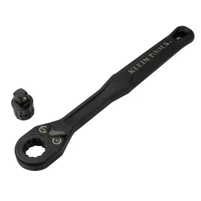 KLE65407M image(0) - Klein Tools Metric Color-Coded Nut Driver, Heavy-Duty Hollow-Shaft, 7mm