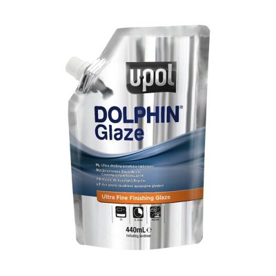 UPO0714 image(0) - U Pol Products DOLPHIN UP0714 Premium Self-Leveling Finishing Glaze, 14.8 fl-oz Soft Filler Bag, Viscous Liquid