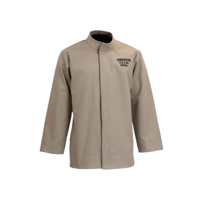 OBRCAT4-CT-XL image(0) - OBERON Coat - Arc Flash - 40 Cal CAT Economy - Color: Khaki -Size: XL