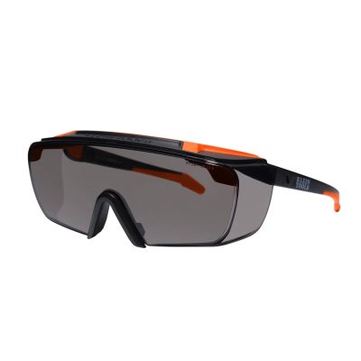 KLE03007 image(0) - Klein Tools Over-The-Glasses Safety Glasses, Shaded Gray Lens