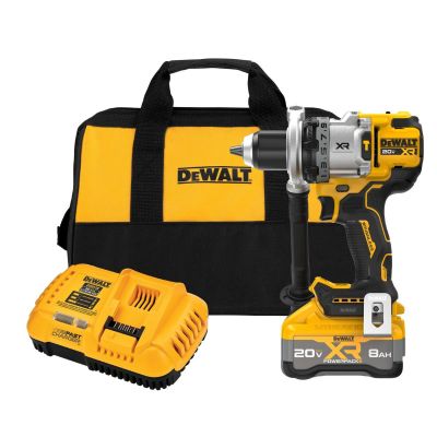 DWTDCD1007WW1 image(0) - DeWalt 20V MAX XR Brushless Cordless 1/2 Inch 3-Speed Hammer Drill Kit with XR POWERPACK&trade;