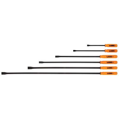 LNT853-6ST image(0) - A & E Hand Tools 853-6ST - 6-Pc. Pry Bar with Strike Cap Set