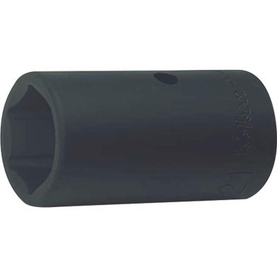 KKN14118M-19X22 image(0) - Ko-ken USA 14118M-19X22 1/2 Sq. Dr. Double Ended Socket 19 x 22mm 6 point Length 57mm