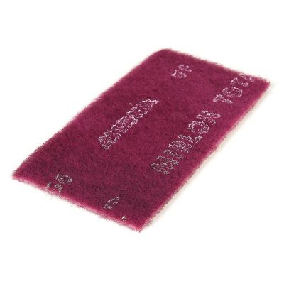 MRK18111448 image(0) - Mirka Abrasives Mirlon 18-111-448 18 Series Non-Woven Scuff Pad, 6 in W x 9 in L, 1500 Grit, Ultra Fine Grade, Gray