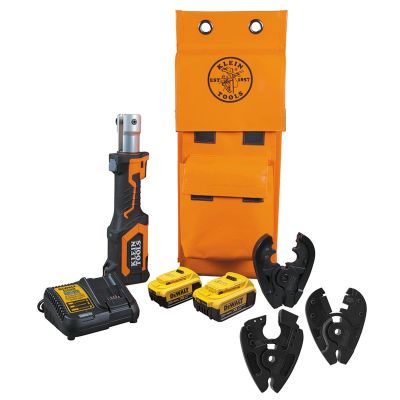 KLEBAT207T4H image(0) - Klein Tools Battery-Op Cut/Crimper, BG Die/D3 Groove/ACSR/EHS
