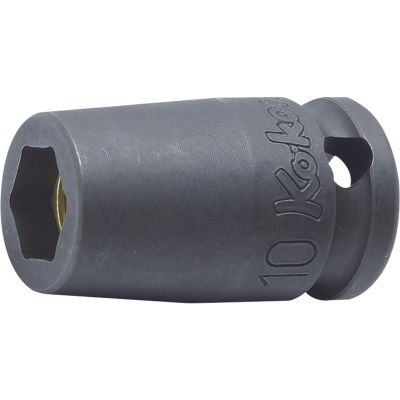 KKN13460M-8 image(0) - Ko-ken USA 13460M-8 3/8 Sq. Dr. Socket 8mm 6 point Length 32mm Self-Tapping screw
