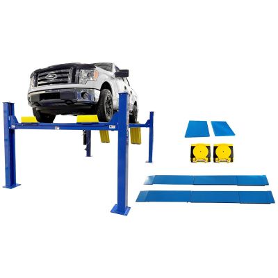 ATEXH-PRO14KCFA-EXT-KIT-FPD image(0) - Atlas Automotive Equipment 14,000 lb Extended 4-Post Lift w/ Alignment Kit Combo