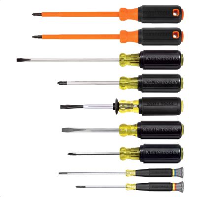 KLE85808 image(0) - Klein Tools All-Purpose Screwdriver Set, 8-Piece