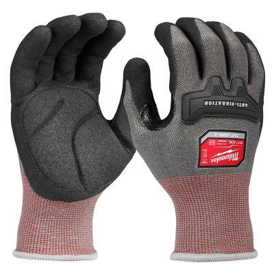 MLW48-73-8764 image(0) - Milwaukee Tool Anti-Vibration Cut Level 4 High Dexterity Coated Nitrile Dipped Glove - XXL