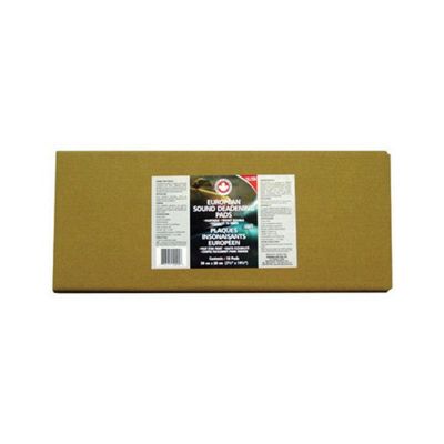 DOMBSDE image(0) - Dominion Sure Seal 100901 European Sound Deadening Pads, 8 in x 20 in, Asphalt/Bitumen, Black