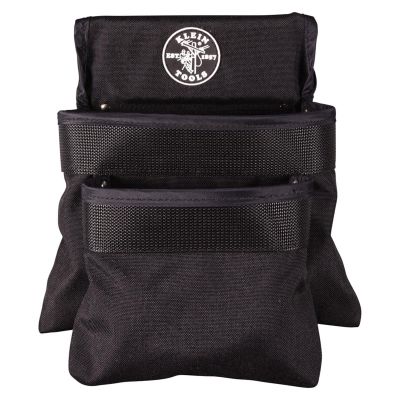 KLE5701 image(0) - Klein Tools Tool Pouch, PowerLine&trade; Series 8-Pocket Tool Pouch, Black Nylon
