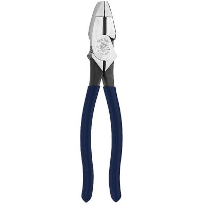KLED2138NE image(0) - Klein Tools Lineman's Pliers, High-Leverage, 8-Inch