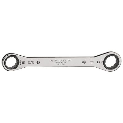 KLE68204 image(0) - Klein Tools Ratcheting Box Wrench 5/8 x 3/4-Inch