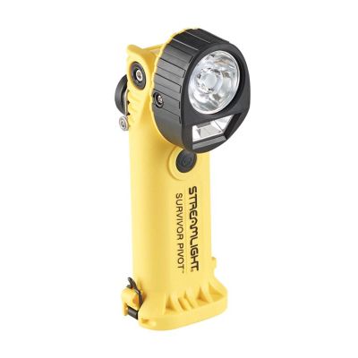 STL91826 image(0) - Streamlight Survivor Pivot Magnet - Alkaline (Includes Battery Carrier) - Yellow