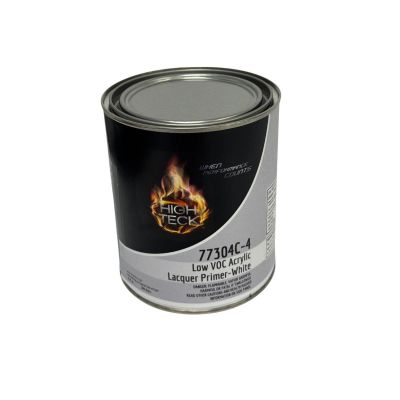 HIT77304C-4 image(0) - High Teck Products 77304C-4 Low VOC High Solids Acrylic Lacquer Primer-white-QT